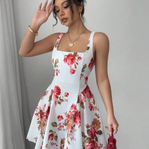 Selianne Vestido corto elegante de mujer